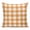 Burnt Orange, variant on Throw Pillow Covers 16x16 Inch, Turquoise Checkered Decorative Pillow Cases for Couch Sofa Bed, Farmhouse Buffalo Plaid Cotton Linen Square Home Decor Pillowcases with Hidden Zipper