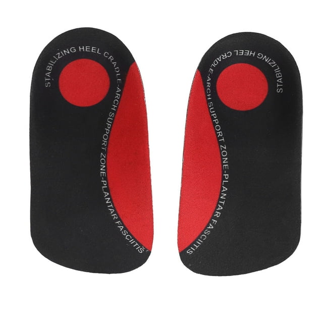 2pcs Flat Foot Arch Support Insoles for Plantar Fasciitis Relieve Pressure, Non Slip Orthotic, Sweat Wicking
