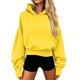 thumbnail image 5 of Neewe Women's Oversized Casual Pullover Long Sleeve Hem Drawstring Hoodies Dress With Kangaroo Pocket, 5 of 5