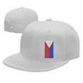thumbnail image 4 of Unisex Adjustable Snapback Hat Flag Of The Philippines Hip Hop Baseball Cap Flat Bill Brim Dad Hats, 4 of 7