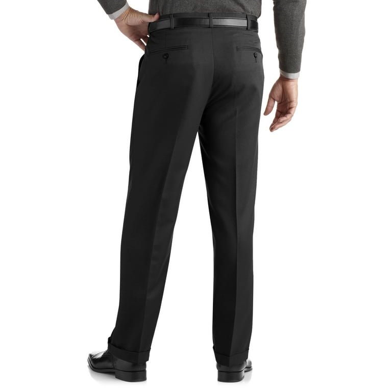 Men's microfiber hotsell pleated dress pants
