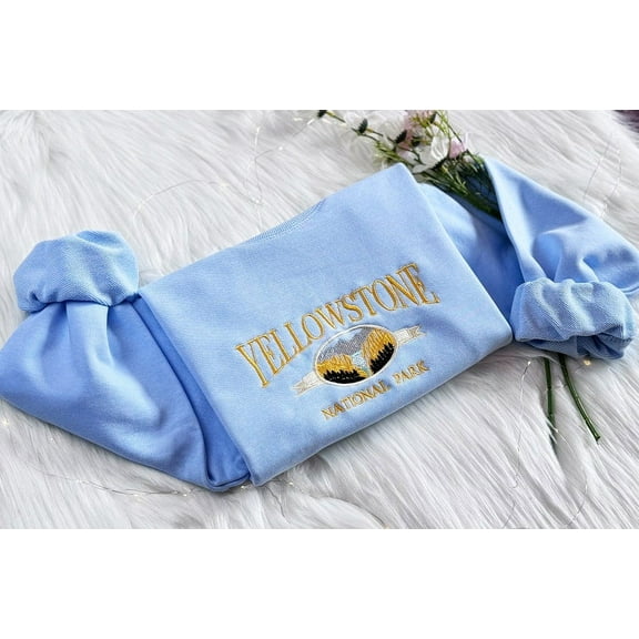 Yellowstone National Park Embroidered Sweatshirt