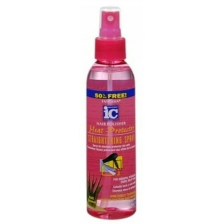 Fantasia Hair Polisher Heat Protector Straightening Spray, 6 oz (Pack of