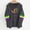 #2Dark Gray, variant on Byworldtasic Mardi Gras Outfit for Women Embroidery Hooded Sweatshirt Party Carnival Long Sleeve Tees Tops