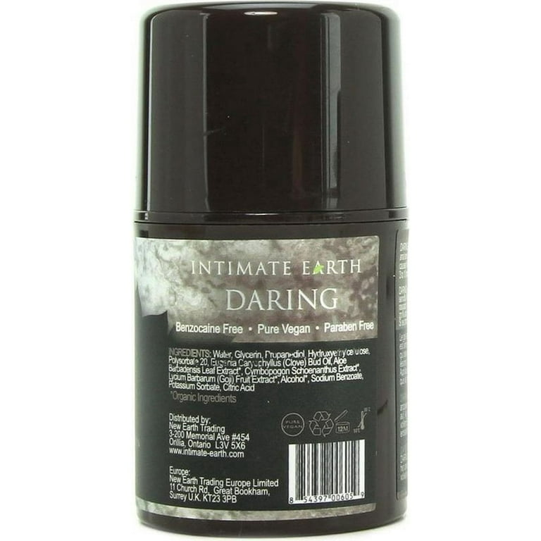 Intimate Earth Daring Serum, Anal Personal Lubricant with Organic