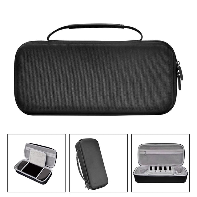 VERDANVERSE Estuche Protector Negro Para Consola De Juegos Con Asa Ergonómica Y Cierre