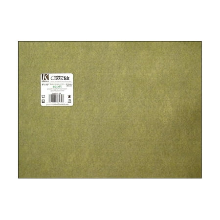 Kunin Classic Felt 9x12" Piece Olive (pack of 24)