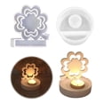 thumbnail image 5 of Silicone Mould Candle Holder, Spring Flowers Silicone Casting Mould, 5 of 5