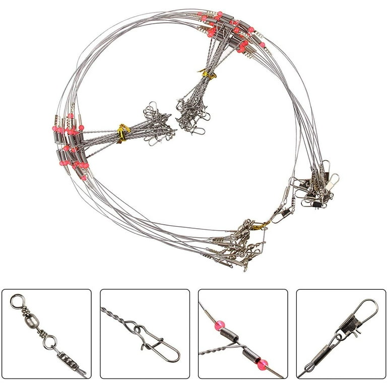 amazin fishing leader rigging trace lure Amazon Best Sellers: Best Leaders Fishing Wire Leader Line with