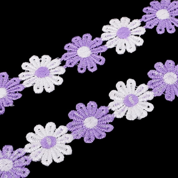 Acheter Patten de marguerite tricoté, 3 Yards, garnitures en dentelle, ruban de bricolage, couture de robe de mariée, bandeau, artisanat d'art