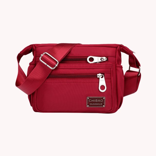 Bolso Crossbody Bag Casual Messenger Bags Crossbody Purse Regalo para Mujeres Niñas Amigos (Vino Rojo)