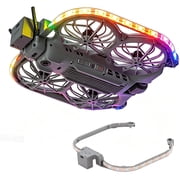 GAEKOL LED Light Strip Propeller Guard for DJI Neo 2, RGB Color Flow Night Flight Light with 3 Modes (Steady/Flash/Flow), Snap-On Install, Type-C Rechargeable