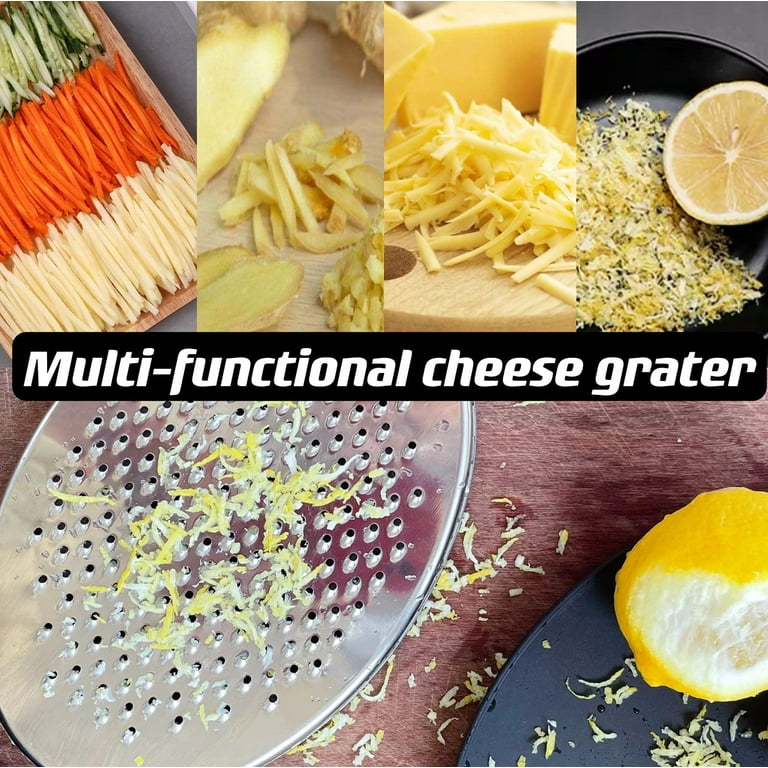 Multifunctional Vegetable Grater With Cheese Grater With Container For  Peeling And Grating Vegetables, Fruits, Cheese (Black Square)