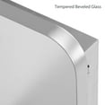 thumbnail image 6 of Soges Medicine Cabinet Bathroom Mirror Cabinet Iron Frame with 2 Adjustable Shelves, Recess or Surface Mounted Installation, 23.6" x 15.7", Silver, 6 of 8