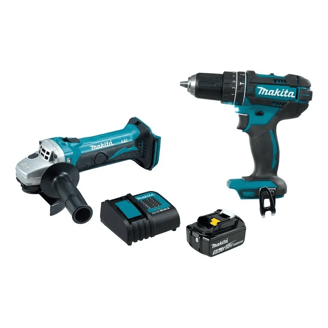 Combo Makita DLX2401ST Rotomartillo Miniesmeriladora