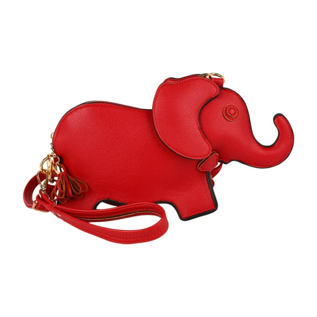 Forma de Bag Crossbody Bolso de de animales para compras de verano de fiesta Rojo