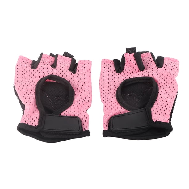 2 guantes deportivos antideslizantes de alta elasticidad para fitness, para equipo de entrenamiento de yoga aéreo con mancuernas (rosa M) YUNYI BRAND Deportes