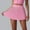 Pink, variant on DuoJiaJ Women's Pleated Tennis Skirt With Pockets Shorts High Waist Miniskirt Lightweight Skirt Flowy Sports Skirt Skirts For Women Blue XXL