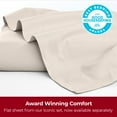 thumbnail image 4 of Mellanni California King Flat Sheet Only, Hotel Luxury Soft Top Sheet, 1 Piece, Golden Ivory, 4 of 7