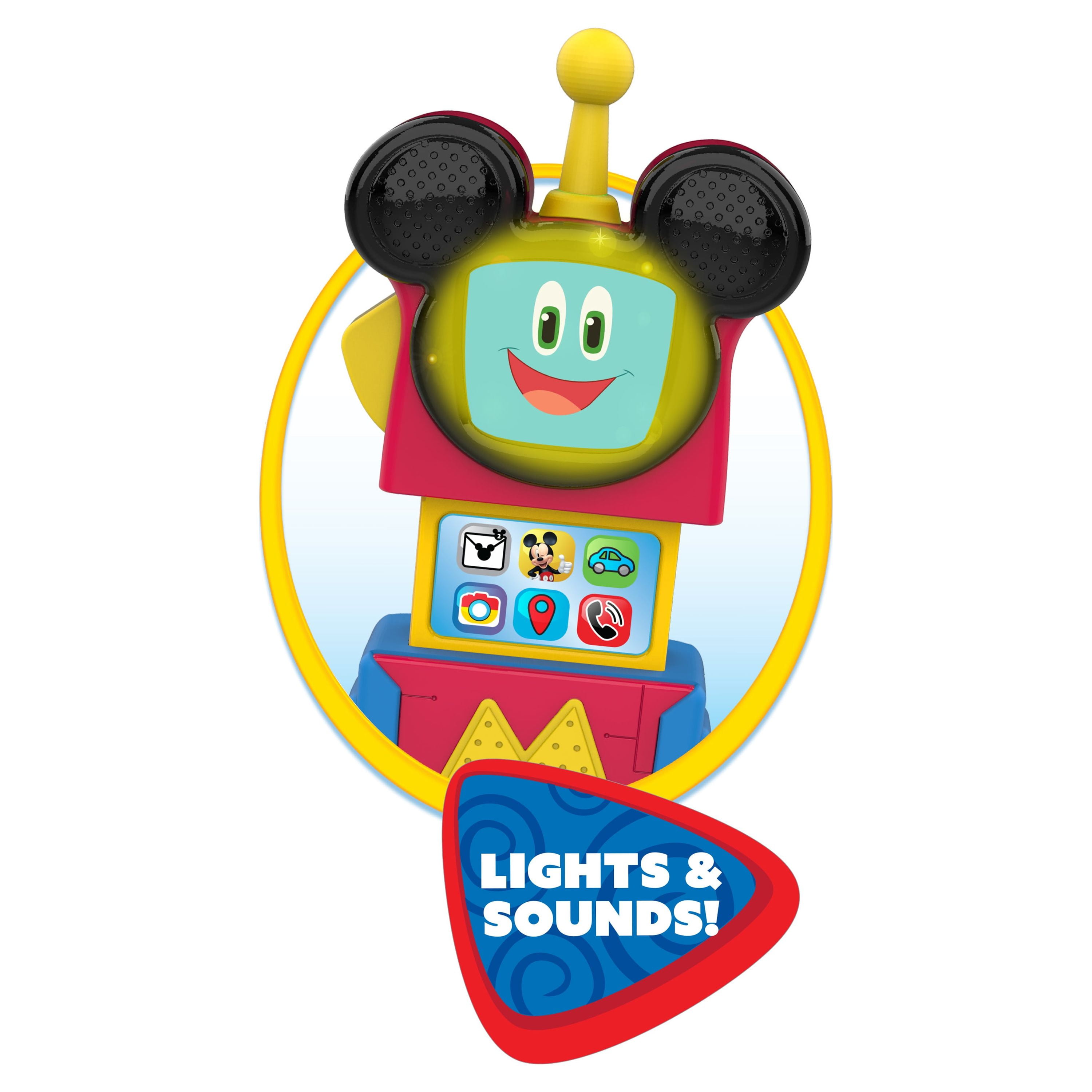 Disney Junior Mickey Mouse Funhouse Communicator with Lights and Sounds, Officially Licensed Kids Toys for Ages 3 Up, Gifts and Presents