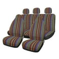 thumbnail image 1 of Conjunto de 7pcs Cubierta de Reposacabezas Asiento de Coche Tela Manta Baja Multicolor Unique Bargains, 1 of 7