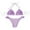 Purple, variant on Njoeus Bathing Suit For Women Bikini Swimsuit Lace Up Two Piece Bathing Suit Bathing Suits Swimsuits For Women Bathing Suit With Shorts Athletic Swimwear On Cleara