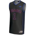 thumbnail image 2 of Youth GameDay Greats #1 Black SMU Mustangs Lightweight Basketball Jersey, 2 of 4