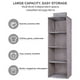 thumbnail image 5 of Bewildely Organizador de armario, estantes de armario colgantes lavables plegables, bolsa colgante, caja de ropa transpirable para ropa, Almacenamiento y organización del hogar, 5 of 6