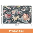 thumbnail image 4 of Non-Slip 20x32 inch Modern Floral Area Rug - Colorful Vintage Accent - Distressed Throw Floor Carpet to Enhance your Living Room or Bathroom Decor, 4 of 5