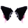 thumbnail image 1 of Shisuyan Cosplay Hair Clip Soft Synthetic Rabbit Fur 1 Pair 3.54x3.14x1.57in, 1 of 8