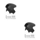 thumbnail image 4 of Tholdsy Body Shell Anti-colisión Funda protectora Protector Accesorios de avión Reemplazo para Negro 2piezas, 4 of 6
