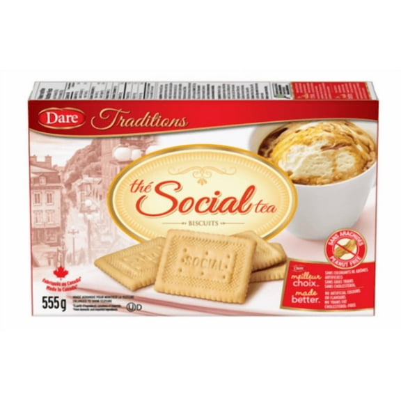 Dare Traditions Peanut-Free Cookies Social Tea 555g