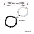 thumbnail image 2 of Magnetic Heart Agate Lover's Bracelets The Perfect Qixi Present, 2 of 4