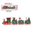 thumbnail image 3 of Decoración navideña de tren de madera, adornos navideños con tren en movimiento, regalos de Navidad para el hogar, feliz año nuevo 2025, 3 of 5