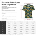thumbnail image 4 of Rocae Sunflowers for Men's Moisture-Wicking Crew Tee - T-Shirt for Sports, Outdoor Activities, and Casual WearMedium, 4 of 9