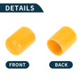 thumbnail image 6 of Wheel Lug Nut Bolt Cylindrical Shape Exterior Rims Tire Nut Screws Dust Cap Cover Nut Protection Yellow 20pcs 17mm, 6 of 7