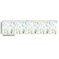 thumbnail image 3 of Ambesonne Floral Fabric by the Yard Upholstery, Flowers Watercolor Style Art, 10 Yards, Dark Yellow Pale Green, 3 of 5