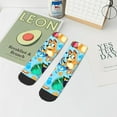 thumbnail image 6 of Lsque Bluey Printed Crew Socks, Moisture-Wicking Socks, Athletic Socks for Men Breathable Cushion Socks Casual Sport Socks for Running Traveling, 6 of 6