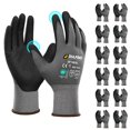 thumbnail image 1 of Guantes de trabajo de seguridad DULFINE con revestimiento de nitrilo de microespuma, 12 pares, 1 of 7