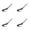 A*4, variant on Soup Spoons Set of 4, Stainless Steel Dinner Spoons, Mirror Polished Asian Soup Spoons for Bouillon, Miso, Ramen, Dessert, Cereal