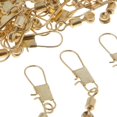 thumbnail image 4 of koolsoo 50pcs/pack ing Line Sinker Slides Hook Shank Clip Connectors ing Swivels 28mm, 4 of 8