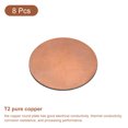 thumbnail image 3 of Uxcell Pure Copper Sheet, 8Pack 3/4" x 0.04" 18 Gauge T2 Copper Metal Round Plate, 3 of 5