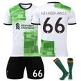 thumbnail image 1 of 23-24 Liverpool Away Green Shirt No. 11 Salah 27 Nunez 66 Arnold Adult Shirt Kids Soccer Wear, 1 of 5