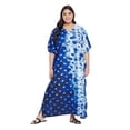 thumbnail image 2 of Caftans pour Femmes Longue Maxi Grande Taille Robe Caftans Manches 3/4 Robes pour Dames Filles en Ligne, 2 of 7