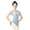 Light Grey, variant on Fake Two-pieces Dance Leotards for Women Nylon Short Sleeves Ballet Bodysuit