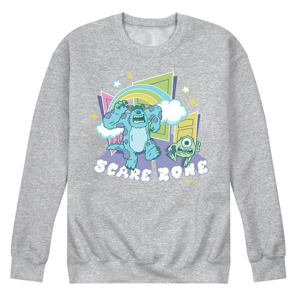 Monsters Inc. - Scare Zone In The Clouds  - Men's Crew Neck Fleece Pullover