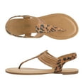 thumbnail image 2 of Dream Pairs Women's Summer Gladiator Sandals Elastic Strappy Ankle Strap String Thong Sandals, 2 of 5