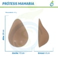thumbnail image 2 of Prótesis Mamaria de Seno Estándar Magnimed Simétrica Anatómica Lavable y Reusable 500 gr, 2 of 6