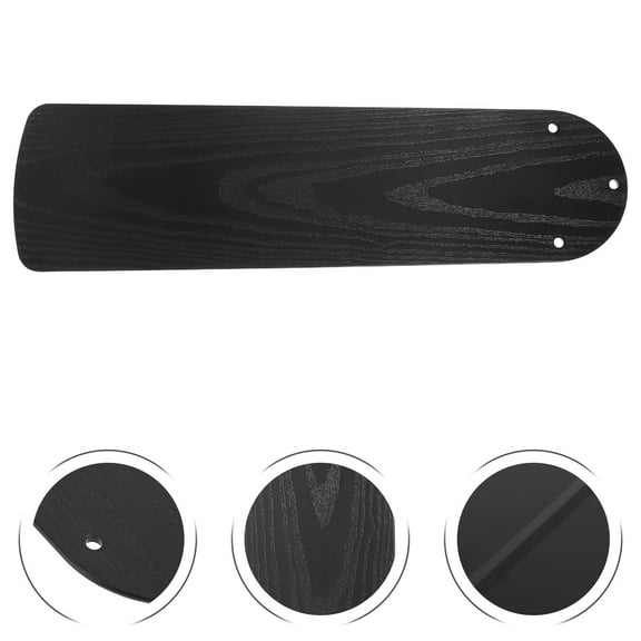 SEWCHICS Easy Install Black Plastic Fan Blades Ceiling Fan Replacement Parts with Enhanced Strength
