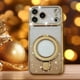 thumbnail image 5 of Estuche magnético con purpurina para iPhone 17 Pro Max, con MagSafe, con brillantes y soporte, de lujo, para cámara y a prueba de golpes, 5 of 6